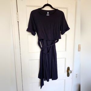 Bamboo Viscose Kindred Bravely Nursing Maternity Dress Small